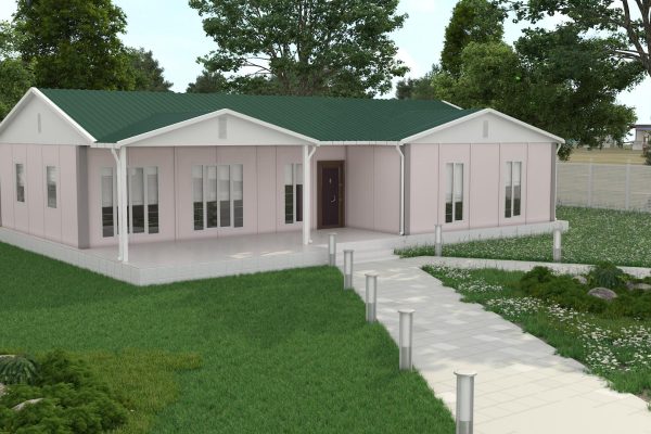 123m² Tek Katlı Prefabrik Konut