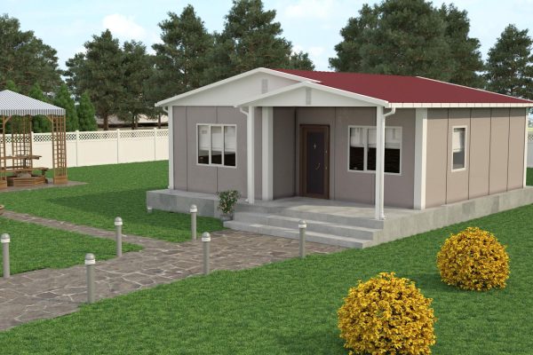 62m² Tek Katlı Prefabrik Konut