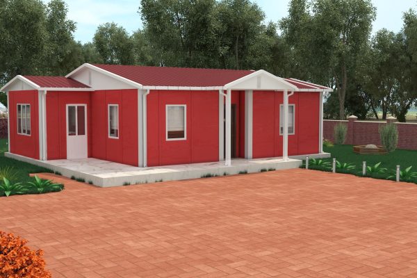 72m² Tek Katlı Prefabrik Konut