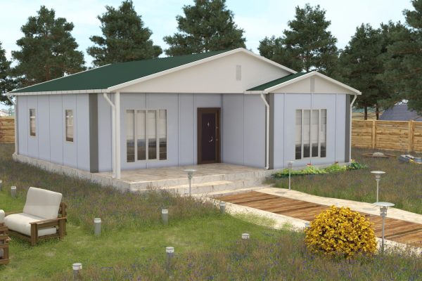 92m² Tek Katlı Prefabrik Konut